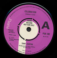 Celebration single - Purple Records