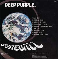 Deep Purple. Fireball, South Korea