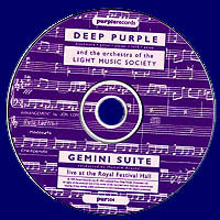 Deep Purple. Gemini Suite Live,  Purple Records Disc
