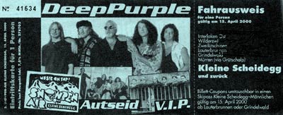 Deep Purple, Switzerland 2000
