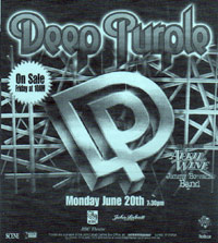 Deep Purple - US tour advert 2005