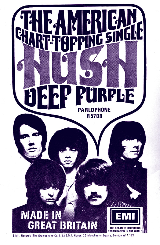 Deep Purple, Hush advert