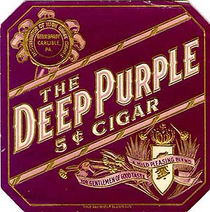 Deep Purple cigar tin