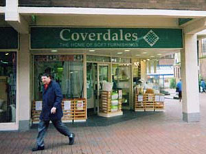 Coverdales shop front
