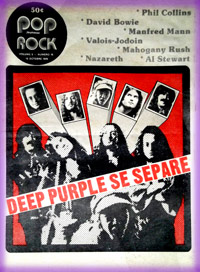 deep purple magazine cover, spain 1989