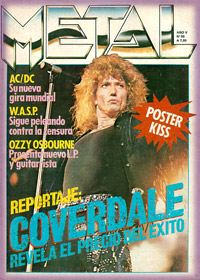 Whitesnake magazine cover
