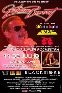 graham bonnet - brazil tour poster 2009