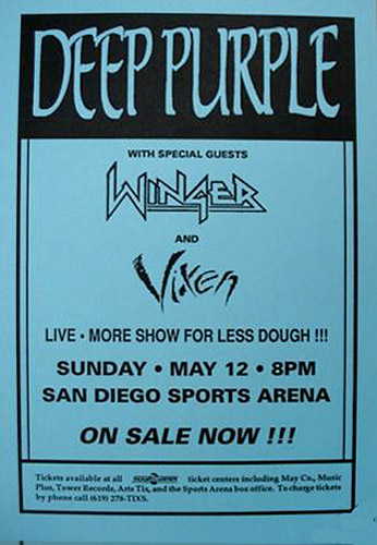 Deep Purple handbill