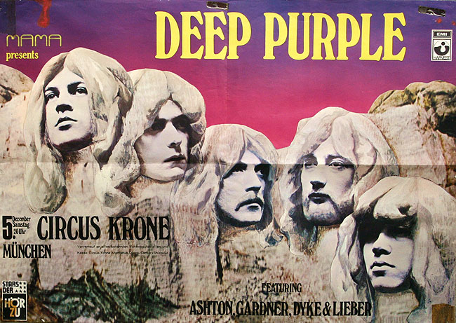 deep purple poster