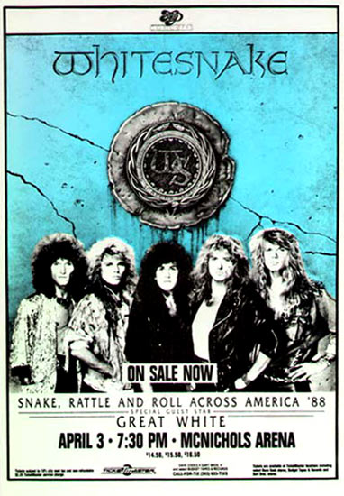 whitesnake poster