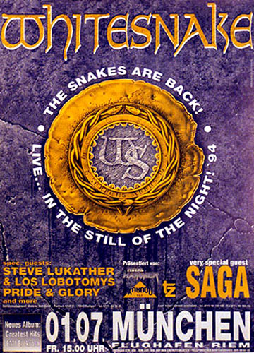 whitesnake poster