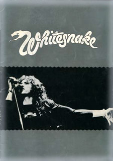 Whitesnake tour programme