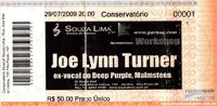 Joe Lynn Turner, Sao Paulo workshop ticket 2009